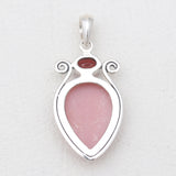 Pink Opal Silver Pendants