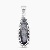 Orthoceras Fossil Silver Pendants