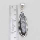 Orthoceras Fossil Silver Pendants