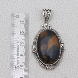 Rainbow Moonstone Pendant In 925 Sterling Silver