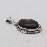 Rainbow Moonstone Pendant In 925 Sterling Silver