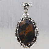 Rainbow Moonstone Pendant In 925 Sterling Silver