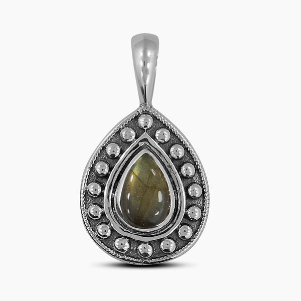 925 Silver Labradorite Pendants