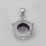 Pink Amethyst Silver Pendants