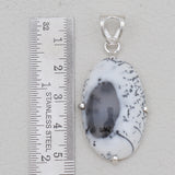 Dendritic Opal Silver Designer Pendants