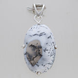 Dendritic Opal Silver Designer Pendants