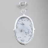 Dendritic Opal Silver Designer Pendants