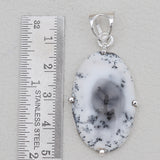 Dendritic Opal Silver Designer Pendants