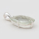 Green Amethyst Silver Pendants