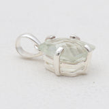 Green Amethyst Silver Pendants
