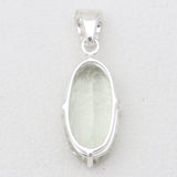 925 Sterling Silver Green Amethyst Pendants