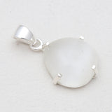 925 Silver Selenite Gemstone Pendants