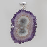 925 Sterling Silver Amethyst Stalactites Pendants