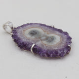 925 Sterling Silver Amethyst Stalactites Pendants