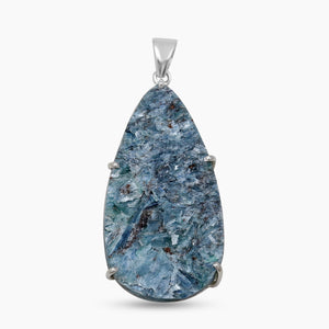 925 Sterling Silver Green Kyanite Pendants