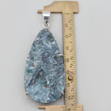 925 Sterling Silver Green Kyanite Pendants