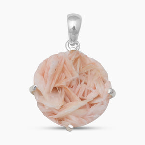 Barite Morocco Druse Silver Pendants