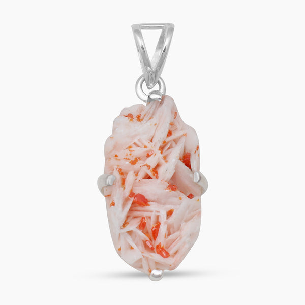 925 Sterling Silver Barite Morocco Druse Pendants