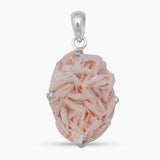 925 Sterling Silver Barite Morocco Druse Pendants