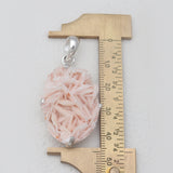 925 Sterling Silver Barite Morocco Druse Pendants