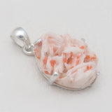 925 Sterling Silver Barite Morocco Druse Pendants