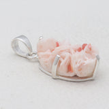 925 Sterling Silver Barite Morocco Druse Pendants