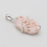 925 Sterling Silver Barite Morocco Druse Pendants