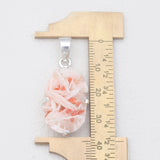 925 Sterling Silver Barite Morocco Druse Pendants
