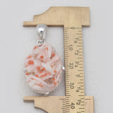 925 Sterling Silver Barite Morocco Druse Pendants