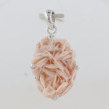 925 Silver Barite Morocco Druse Pendant