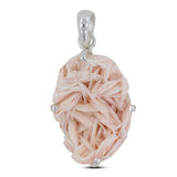 925 Silver Barite Morocco Druse Pendant