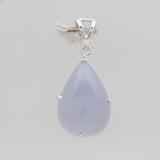 925 Sterling Silver Chalcedony Pendants