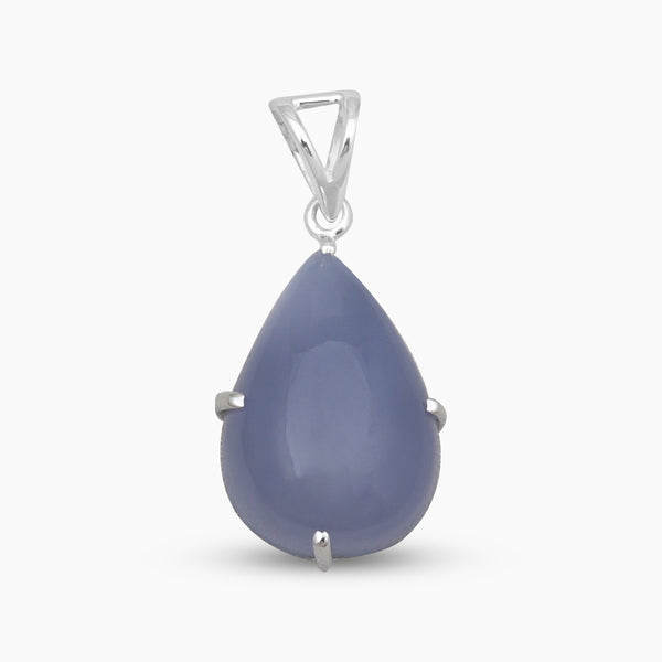 925 Sterling Silver Chalcedony Pendants