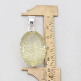 925 Sterling Silver Smokey Quartz Pendants