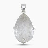 Carving Crystal Silver Pendants