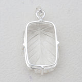 Carving Crystal Silver Pendants