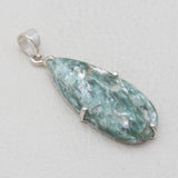 925 Sterling Silver Green Kyanite Pendants