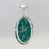 925 Starling Silver Green Kyanite Pendant