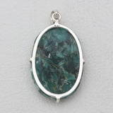 925 Sterling Silver Green Kyanite Pendants