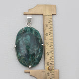 925 Sterling Silver Green Kyanite Pendants