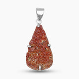 Vanadinite Druse Silver Pendants