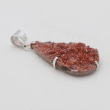 Vanadinite Druse Silver Pendants