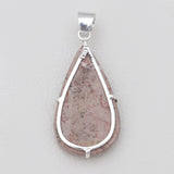 Vanadinite Druse Silver Pendants