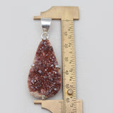 Vanadinite Druse Silver Pendants