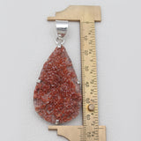 Vanadinite Druse Silver Pendants