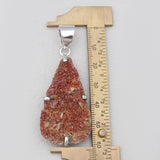 Vanadinite Druse Silver Pendants
