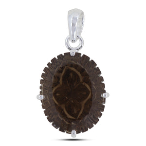 925 Sterling Silver Smokey Quartz Pendants