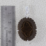 925 Sterling Silver Smokey Quartz Pendants