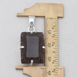 925 Silver Smoky Quartz Pendants