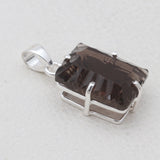 925 Silver Smoky Quartz Pendants